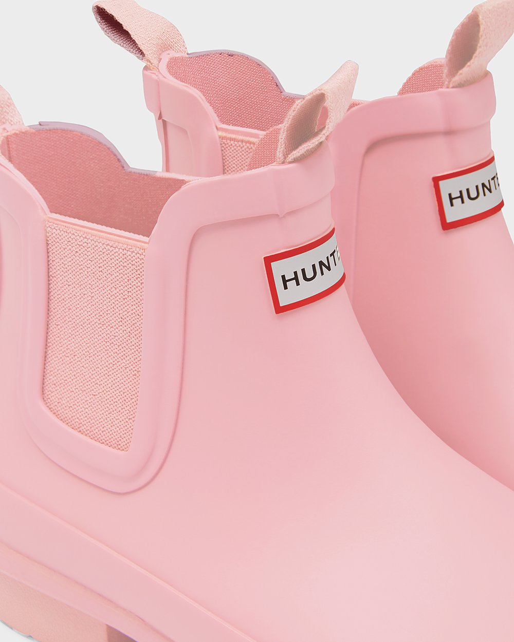 Kids Chelsea Boots - Hunter Original Big (05ZVDCBGH) - Pink